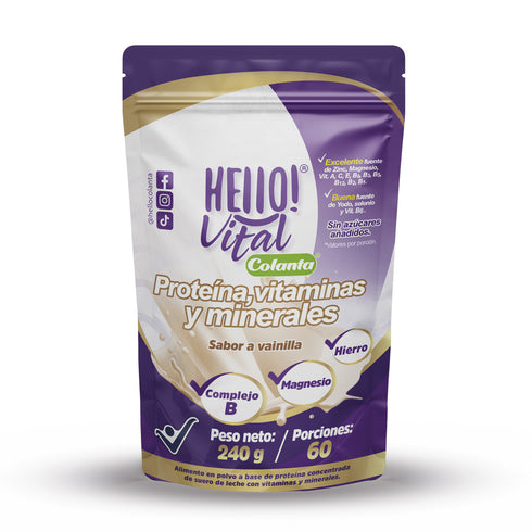 PROTEINA HELLO VITAL COLANTA 240G