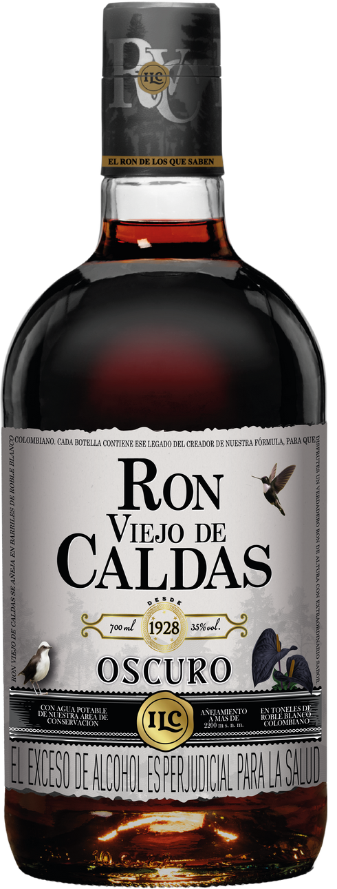 RON VIEJO DE CALDAS 700ML OSCURO