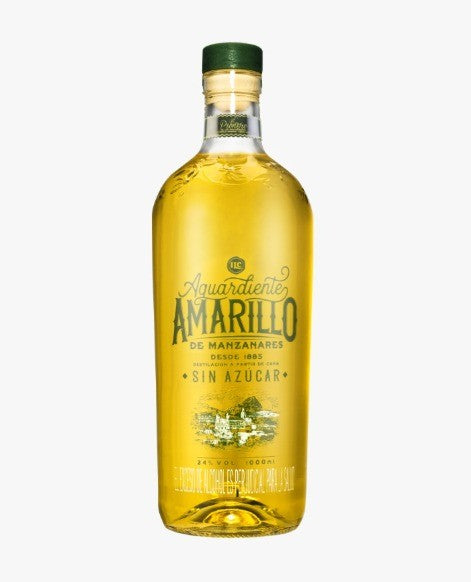 AGUARDIENTE AMARILLO MANZANARES 1000ML