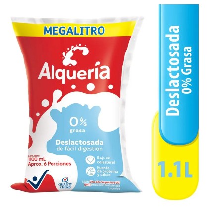 LECHE ALQUERIA 1100ML DESLACTOSADA