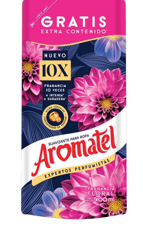 SUAVIZANTE AROMATEL 400ML FLORAL DP