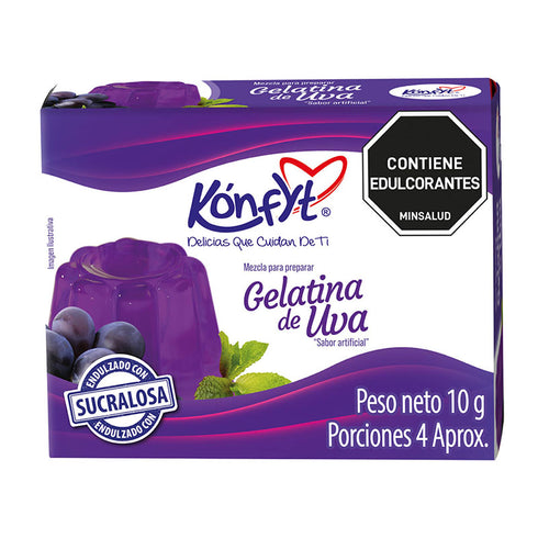 GELATINA KONFYT 6PORCIONES UVA