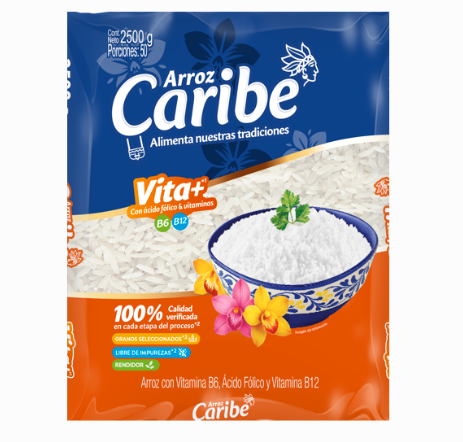 ARROZ CARIBE 2500G