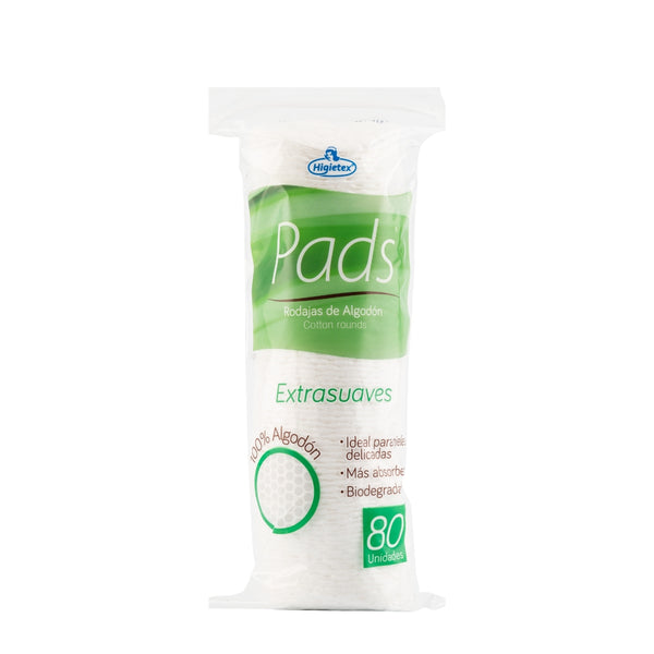 PADS HIGIETEX 80U ALGODÓN