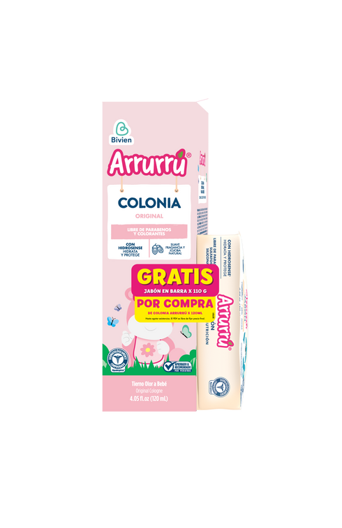 COLONIA ROSA ARRURRU 120ML + JABON SUAVI