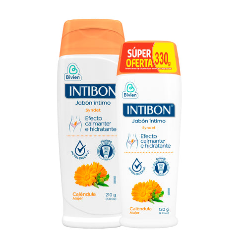 JABON INTIBON 210G +120 CALENDULA MUJER