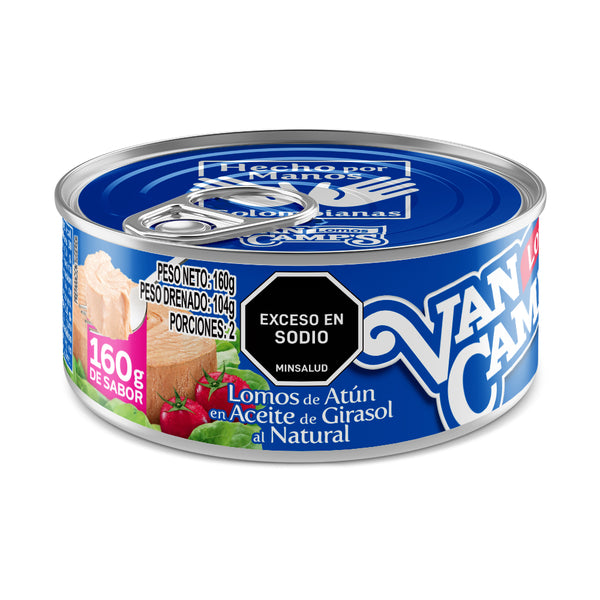 ATUN VANCAMPS 160G LOMITOS ACEITE