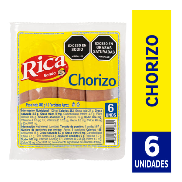 CHORIZO RICA X 400GR