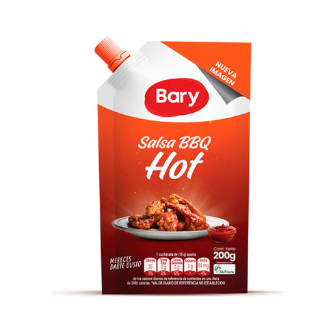 SALSA BARY BBQ HOT 200G DOY PACK