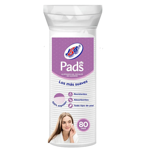 PADS FACIALES JGB 80U DESMAQUILLADORES