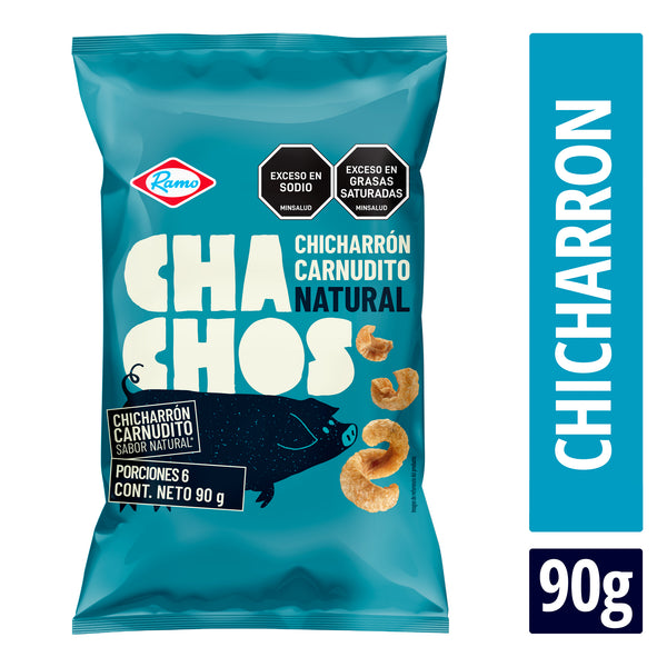 CHICHARRON CHACHOS RAMO CARNUDO SABOR NATURAL 90G