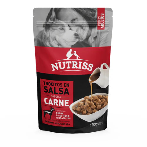 ALIMENTO POUCH NUTRISS 100G ADULTO CARNE