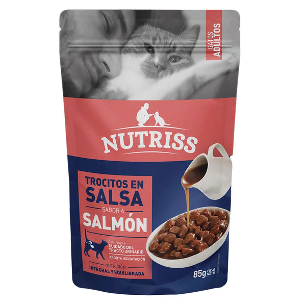 POUCH NUTRISS 100G GATO ADU SALSA SALMON