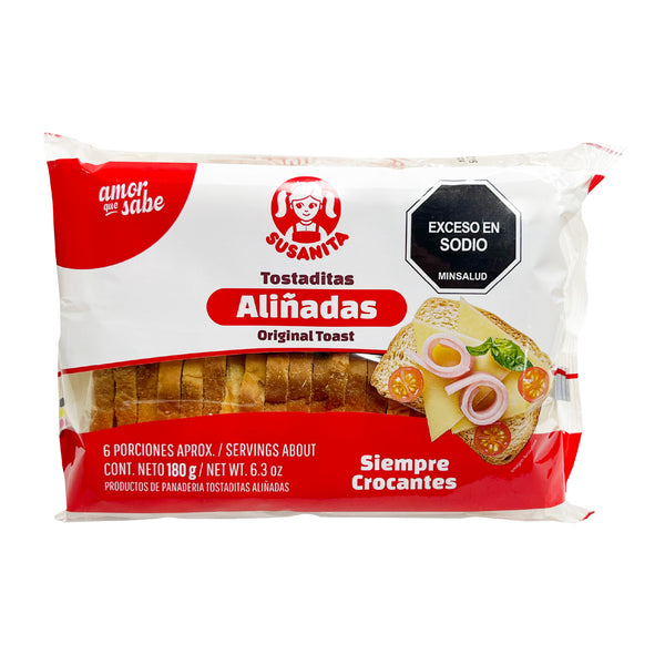 TOSTADA SUSANITA 180G ALINADA