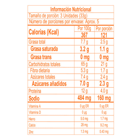 CALADITOS SUSANITA 170G INTEGRALES