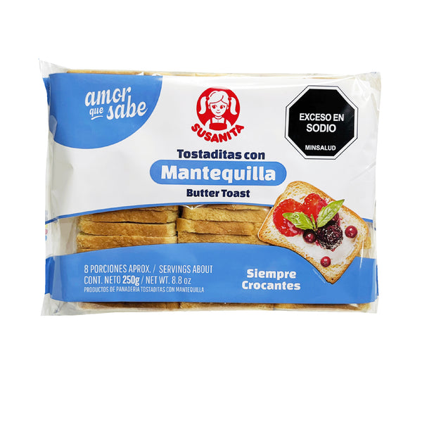 TOSTADA SUSANITA 250G MANTEQUILLA NAVIDAD