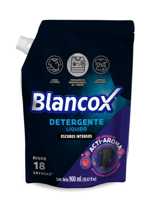 DETERG LIQUIDO BLANCOX 900ML ROPA OSCURA