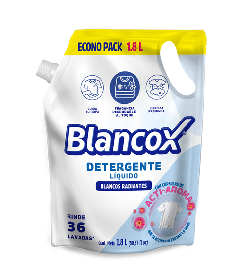 DETERGENTE LIQUIDO BLANCOX 1800ML ROPA BLANC