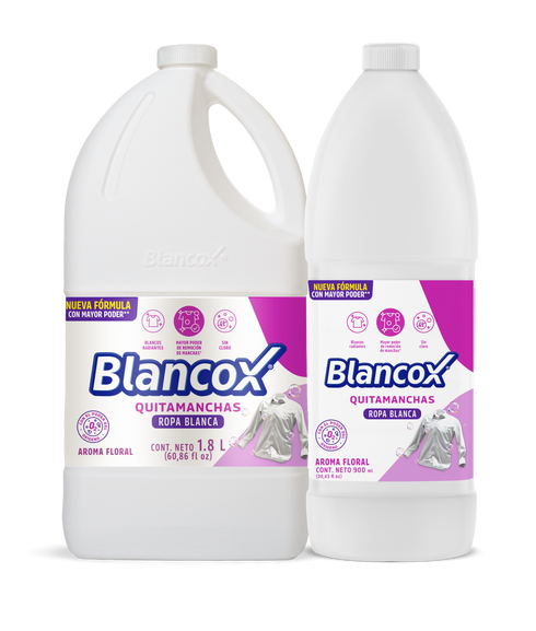 DESMANCHADOR BLANCOX 1800ML+900ML BLANCA