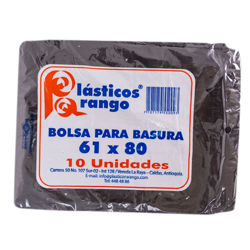 BOLSA BASURA 61X80 10 UNIDADES
