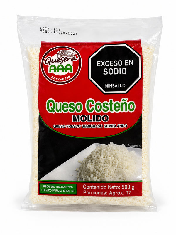 QUESO AAA 500G COSTENO MOLIDO