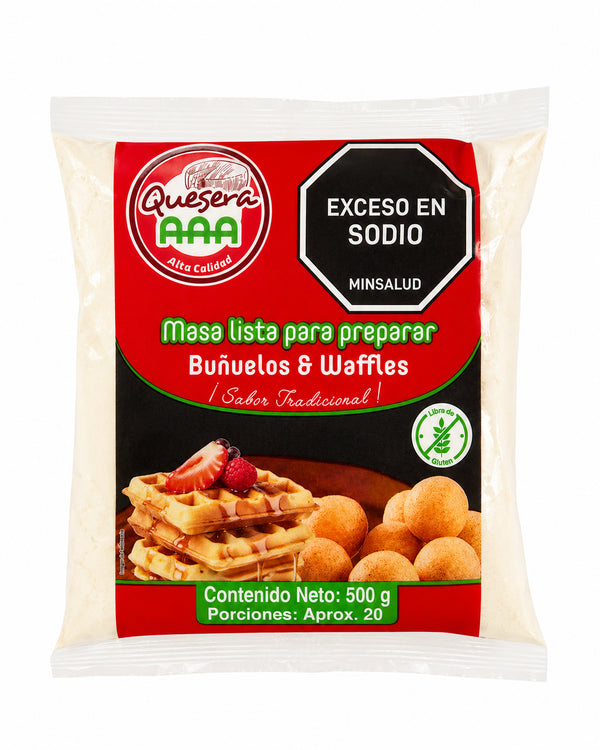 MASA AAA 500G BUNUELO Y WAFFLES