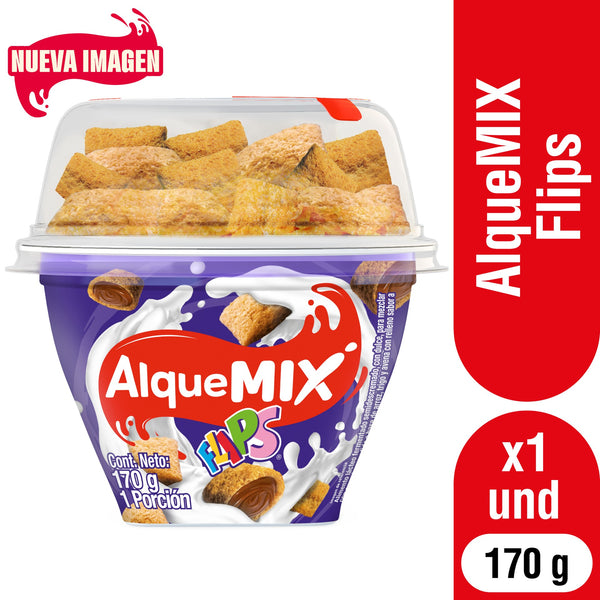 YOGURT ALQUEMIX ALQUERIA 170G FLIPS CEREAL