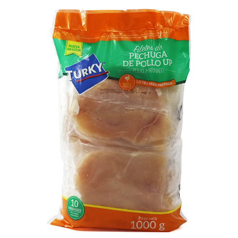 FILETE PECHUGA TURKY 10U 1000G MARINADOS