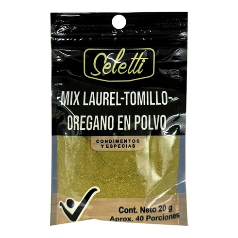 MIX SELETTI 20G LAUREL TOMILLO OREGANO