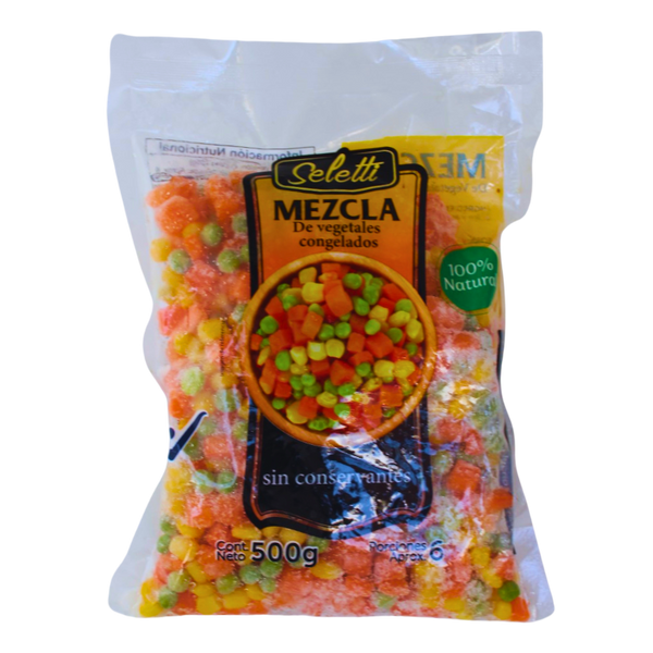 MEZCLA VEGETALES CONGELADOS SELETTI 500G