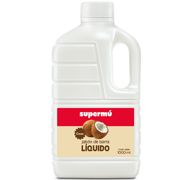 JABON BARRA LIQUIDO SUPERMU 1000ML COCO