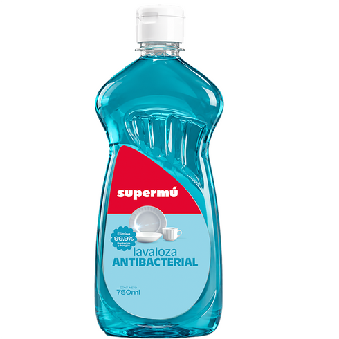 LAVALOZA LIQUIDO SUPERMU 750ML ANTIBACTERIAL