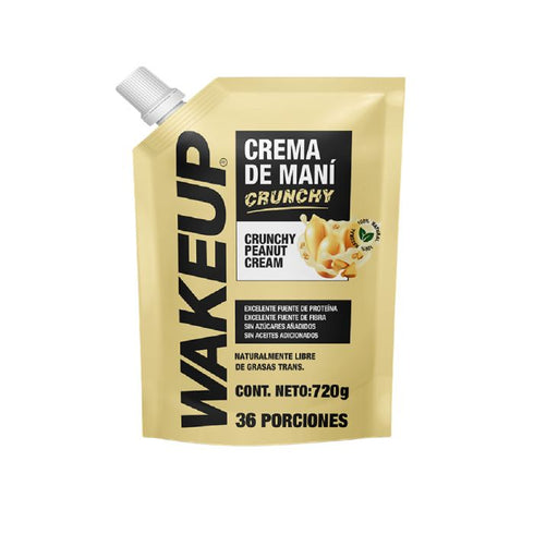 CREMA DE MANI WAKEUP 720G CRUNCHY