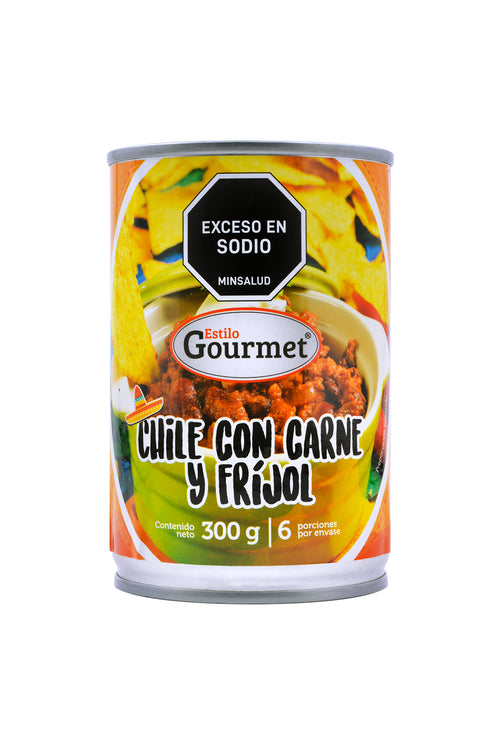 CHILE ESTILO GOURMET 300G CON CARNE