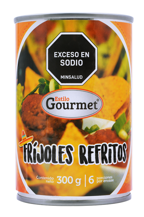 FRIJOLES ESTILO GOURMET 300G REFRITOS