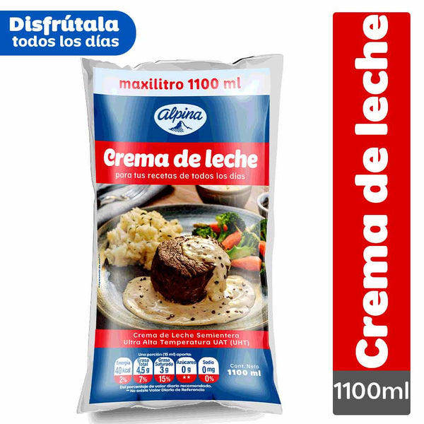 CREMA LECHE ALPINA 1100ML