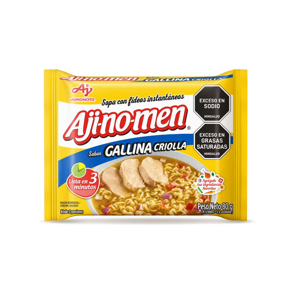 SOPA LISTA AJINOMEN 80G GALLINA CRIOLLA