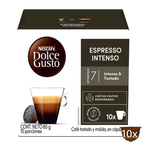 CAFE NESCAFE DOLCE GUS 10U 80G ESPRESSO