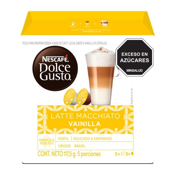 CAFE NESCAFE DOLCE GU 10U 117G LATTE MACCHIATO VAINILLA