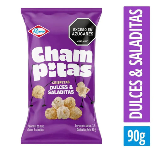 CRISPETAS CHAMPITAS RAMO 90G DULCE Y SAL
