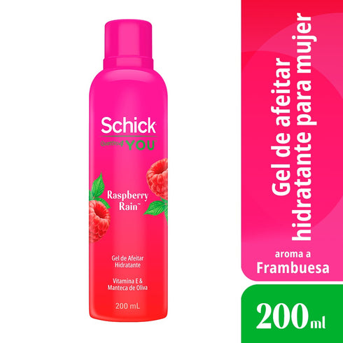GEL AFEITAR SCHICK 200ML RASPBERRY RAIN
