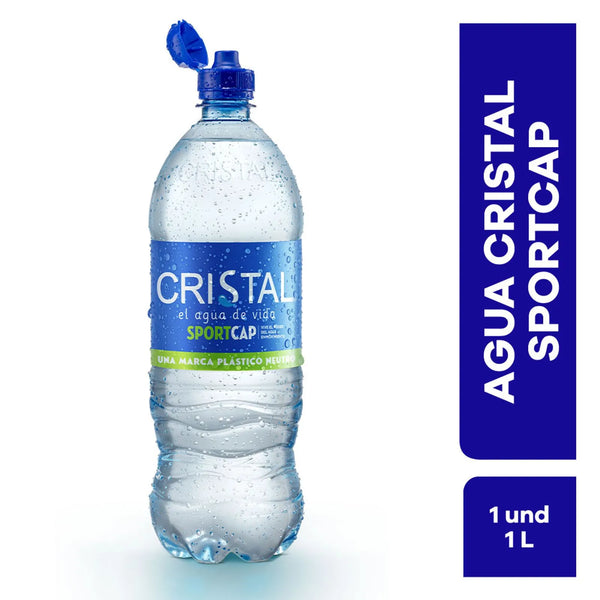 AGUA CRISTAL 1000ML PET SPORT