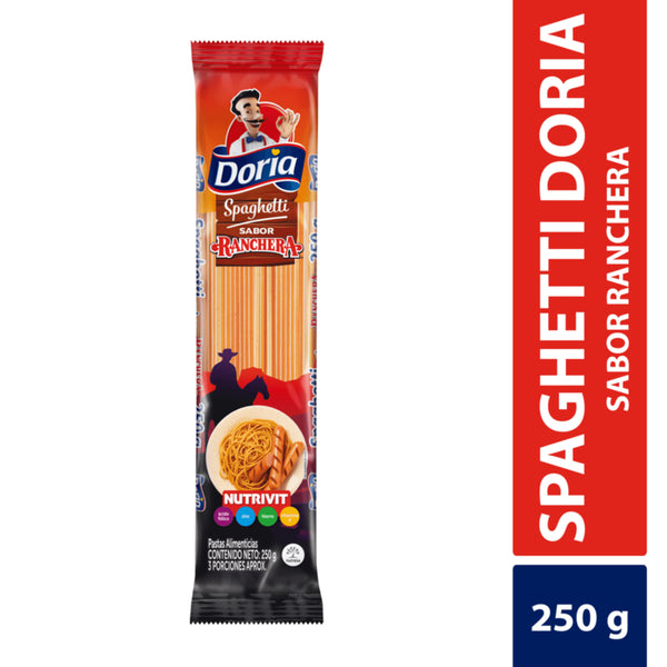 PASTA DORIA 250G SPAGUETTI RANCHERO