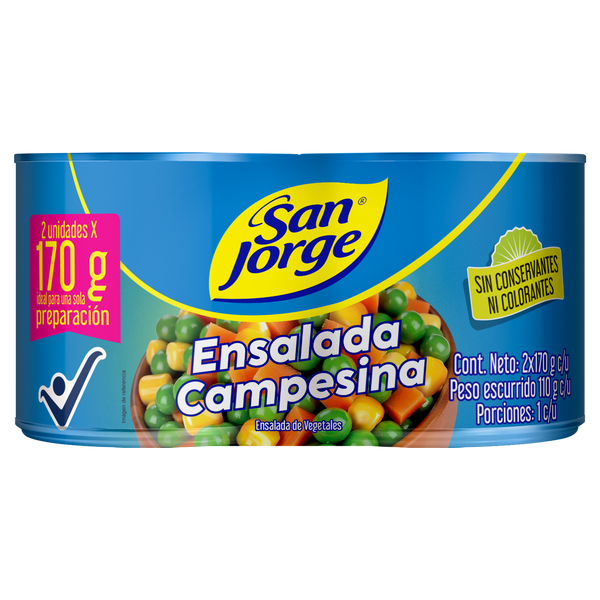 ENSALADA SAN JORGE 2U 340G CAMPESINA