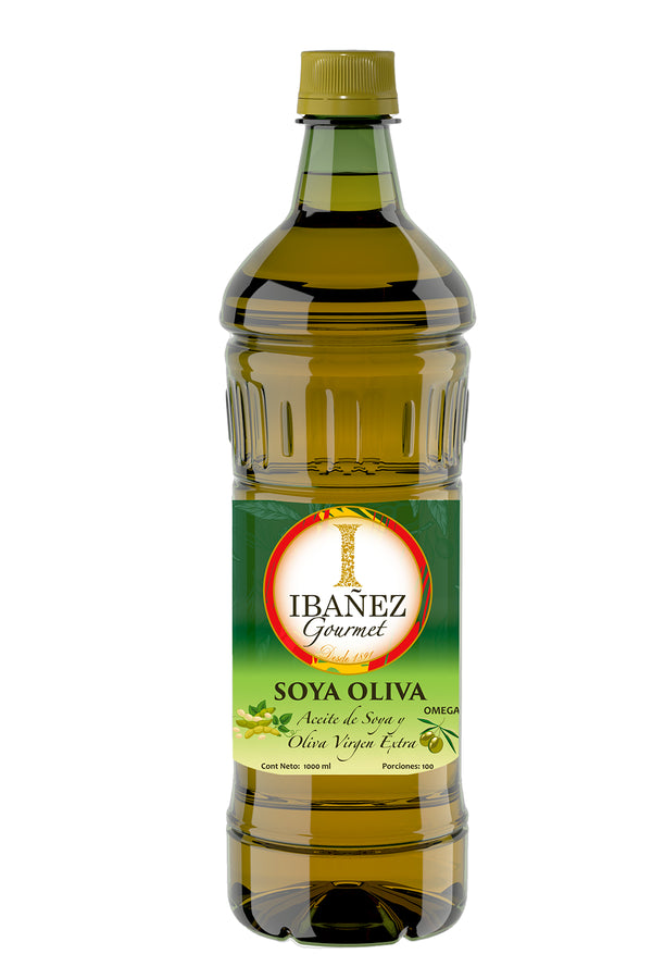 ACEITE SOYA OLIVA IBANEZ 1000ML