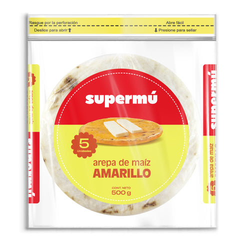 AREPA SUPERMU 5U 500G TELA AMARILLA