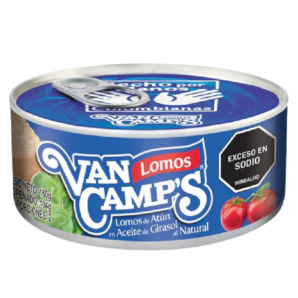 ATUN VANCAMPS 160G LOMITOS ACEITE