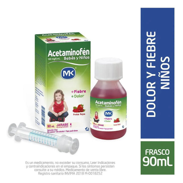 ACETAMINOFEN JARABE MK 90ML NINOS
