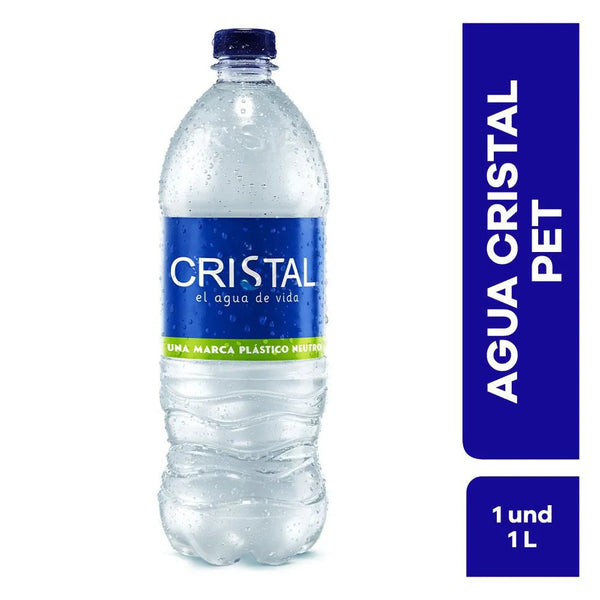 AGUA CRISTAL 1000ML PET