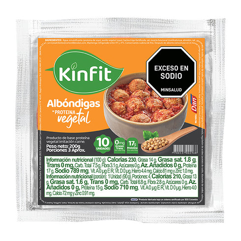 ALBONDIGAS DAN 10U 200G VEGETALES
